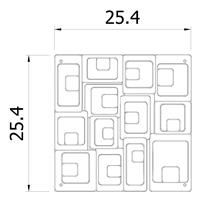 VedoNonVedo  Settanta élément décoratif pour meubler et diviser les espaces - Noir 3